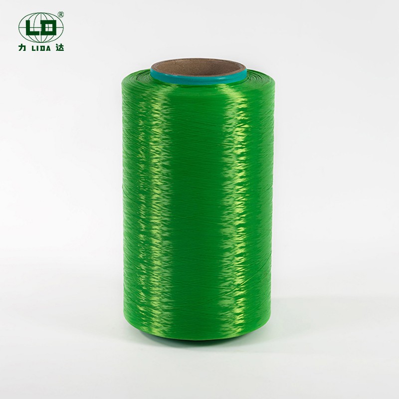 Beth yw'r prosesau cynhyrchu allweddol ar gyfer edafedd ffilament wedi'i liwio â polyester gwrth UV